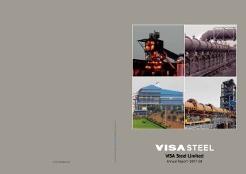 VISA Steel Limited Annual Report 2007-08