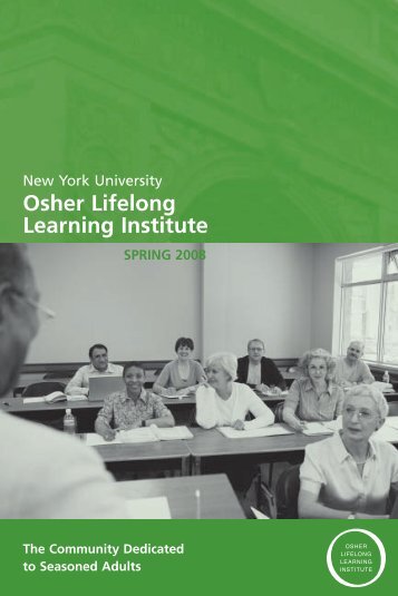 Osher Lifelong Learning Institute - School of Continuing and ...