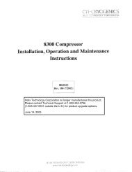 CTI 8300 Compressor Manual - MHz Electronics, Inc