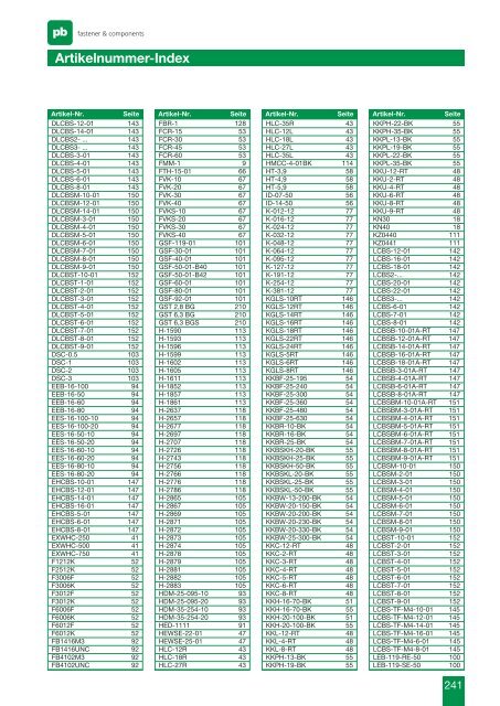 Katalog K411-SE - PB Elektro Vertriebs-GmbH