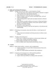 GRADE: 9 - 12 MUSIC â INTERMEDIATE CHORUS A. Skills and ...