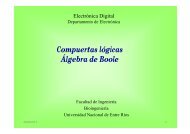 Algebra de Boole y compuertas lógicas - Facultad de Bioingeniería