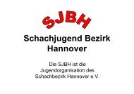 Schachjugend Bezirk Hannover - Schachbezirk Hannover