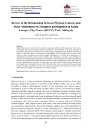 Review of the Relationship between Physical Features and Place ...