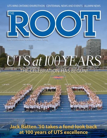 UTS at 100 yearS - University of Toronto Schools