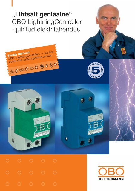 OBO LightningControlle - juhitud elektrilahendus - OBO Bettermann
