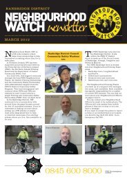 Neighbourhood Watch Newsletter - Police Service of Northern Ireland