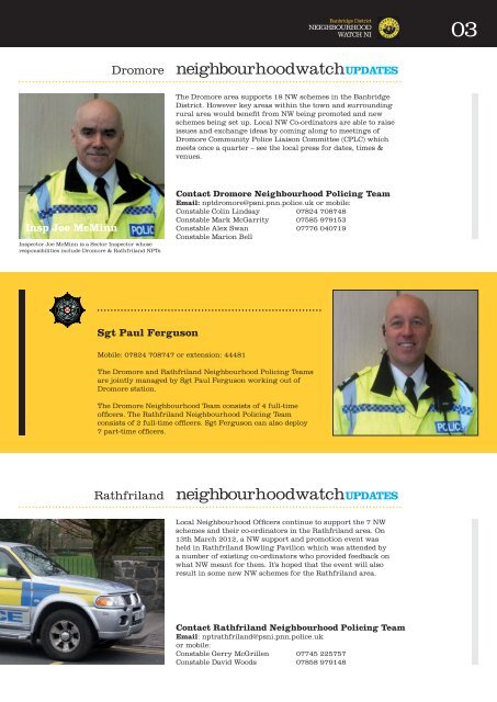 Neighbourhood Watch Newsletter - Police Service of Northern Ireland