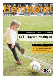 SVE – Bayern Kitzingen - SV Erlenbach 1919 eV