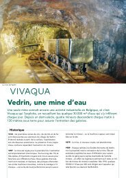 Vedrin, une mine d'eau - Vivaqua