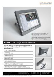 V-700 17,78 cm (7“) USB Monitor - Krämer Automotive