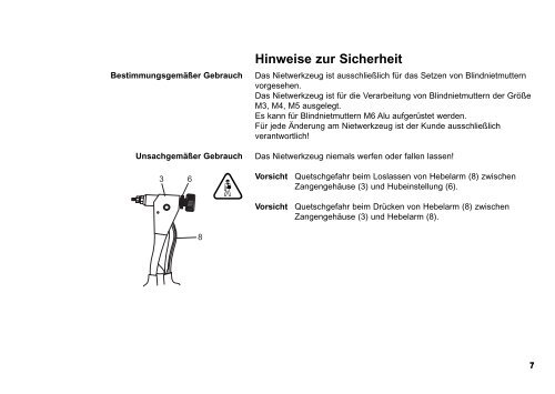 Nietwerkzeug MS 3 - Titgemeyer