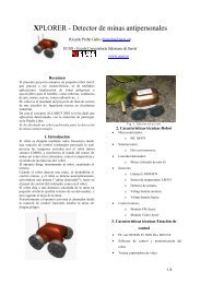 XPLORER - Detector de minas antipersonales - Alcabot