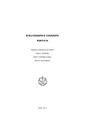 BIBLIOGRAPHIE COURANTE PARTIE B - curia - Europa