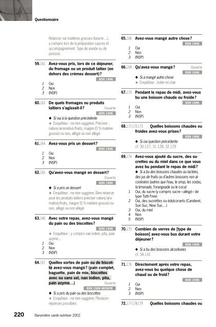 BaromÃ¨tre santÃ© nutrition 2002 - Inpes