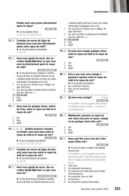 BaromÃ¨tre santÃ© nutrition 2002 - Inpes