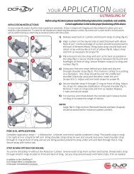 UltraSling IV Application Guide - DJO Global