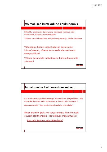 KÃ¼ttekulude vÃ¤hendamine kortermajades