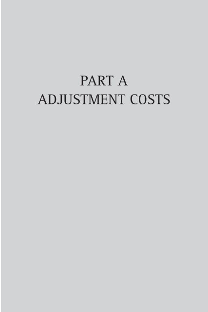 Trade Adjustment Costs in Developing Countries: - World Bank ...