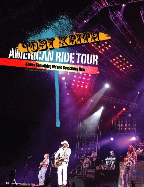 Toby Keith - American Ride Tour - Mobile Production Pro