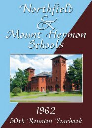 Yearbook - Northfield Mount Hermon School