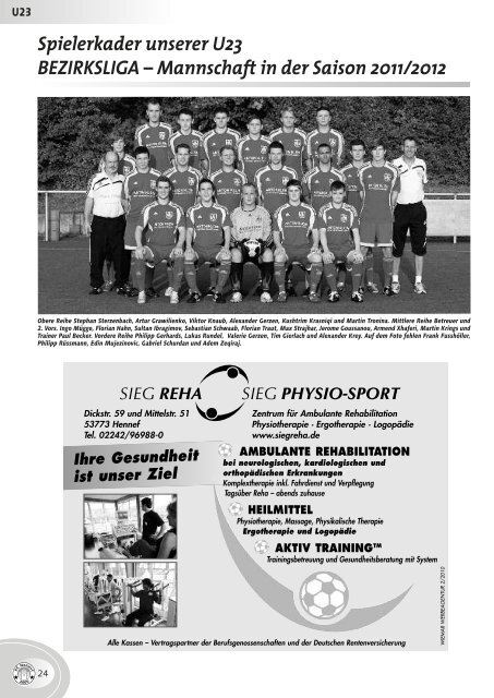 Unicef-Turnier 2011 - beim FC Hennef 05