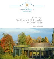 Lilienberg Zeitschrift Nr. 27 - St.Gallen online