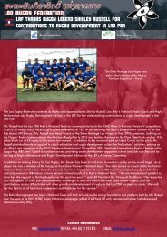 LRF thanks rugby legend Shirley Russell for contributions to rugby ...