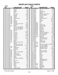 neoplan coach parts - ABC Companies