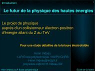 Le futur de la physique des hautes Ã©nergies - IN2P3