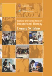 Course Syllabus - Department of Rehabilitation Sciences - The ...