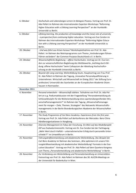 (FWB) 2011 - Deutsche UniversitÃ¤t fÃ¼r Weiterbildung