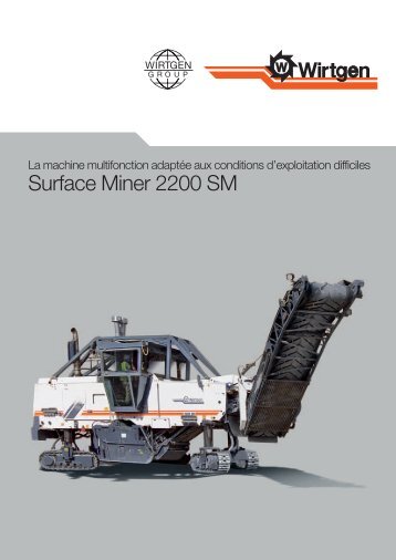 Surface Miner 2200 SM - Wirtgen GmbH