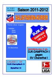 SV Obererthal - DJK Dampfach