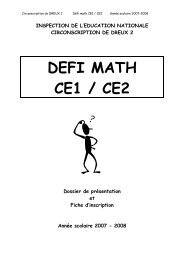 DEFI MATH CE1 / CE2 - Index of