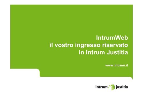 Gestione Pratiche - Intrum Justitia