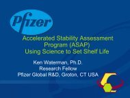Accelerated Stability Assessment Program (ASAP) - American ...