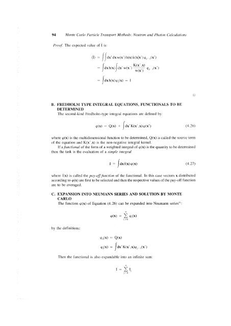 Monte Carlo Particle Transport Methods: Neutron and Photon - gnssn