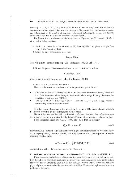 Monte Carlo Particle Transport Methods: Neutron and Photon - gnssn