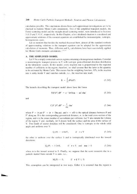 Monte Carlo Particle Transport Methods: Neutron and Photon - gnssn