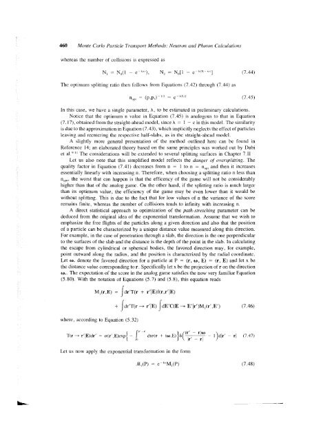 Monte Carlo Particle Transport Methods: Neutron and Photon - gnssn