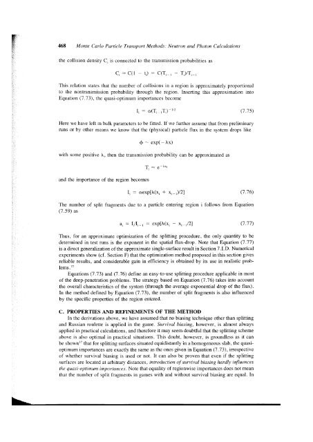 Monte Carlo Particle Transport Methods: Neutron and Photon - gnssn