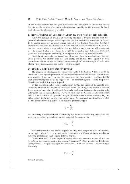 Monte Carlo Particle Transport Methods: Neutron and Photon - gnssn