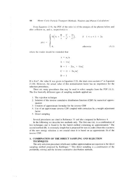 Monte Carlo Particle Transport Methods: Neutron and Photon - gnssn