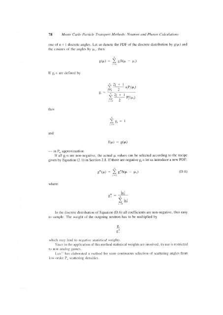 Monte Carlo Particle Transport Methods: Neutron and Photon - gnssn