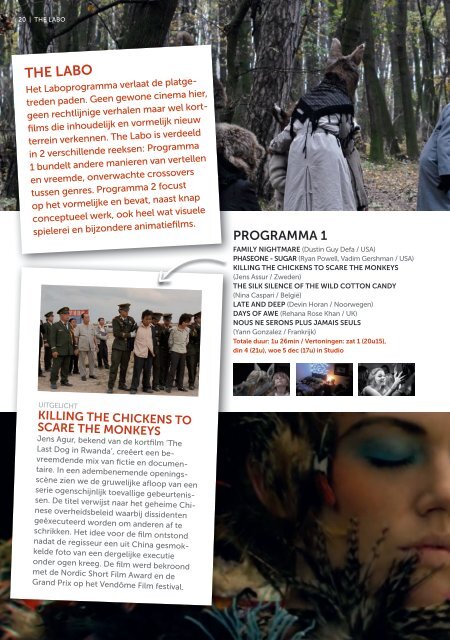 Download de folder - Internationaal Kortfilmfestival Leuven