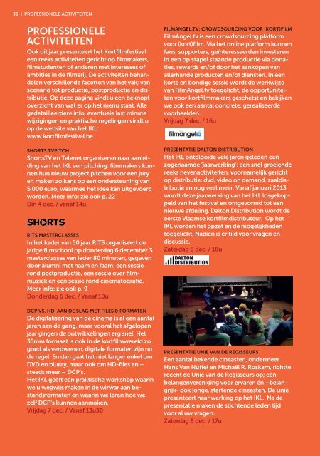 Download de folder - Internationaal Kortfilmfestival Leuven