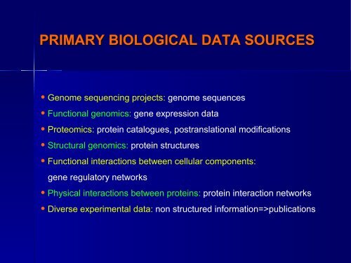 Molecular Biology Databases - CNB - Protein Design Group