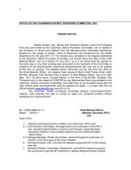 CMOL/M&E/10-11 / Dated: - /04/2011 - Department of Health , J&K