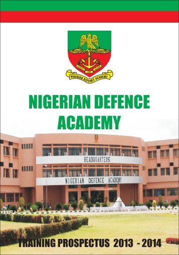 NDA HANDBOOK FOR CADETS - Nigerian Defence Academy